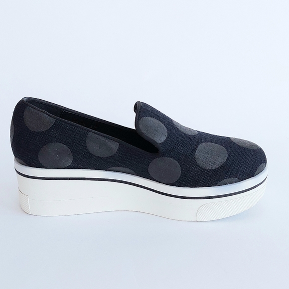 Stella McCartney Scarpa Tess S Gomma Back Polka Dot Platform Sneaker - Picture 5 of 9
